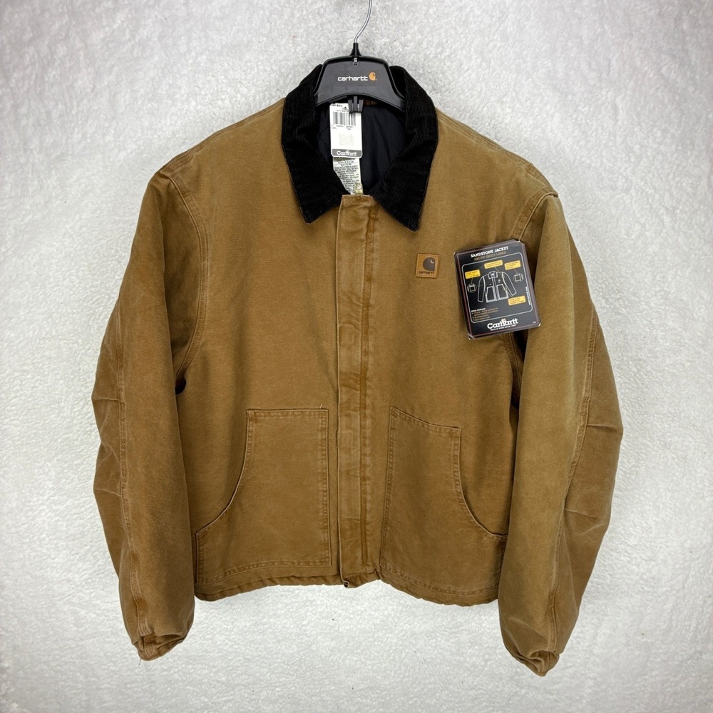 Carhartt Sandstone Jacket Arctic Quilt Lined Mens 2XL Tall J22 BRN Brown NWT